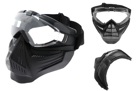 Очки-маска (разборные, визор прозрачный, черный) - купить с доставкой ...