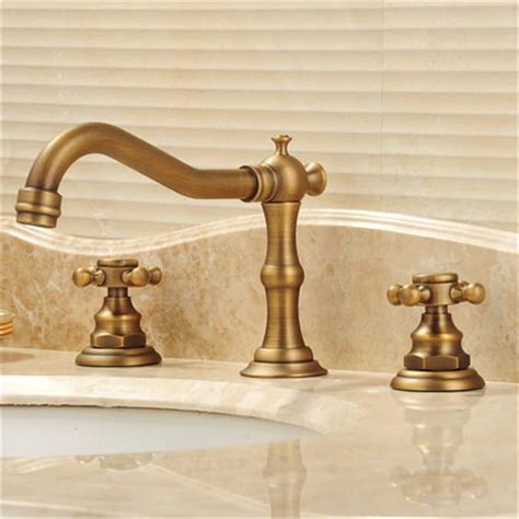 HDM Bathroom Accessories Basin Faucets Antique Brass Sink Faucet Basin