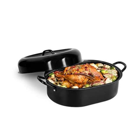 GRANITESTONE 8 8 Qt Aluminum Nonstick Diamond Infused Coating Covered