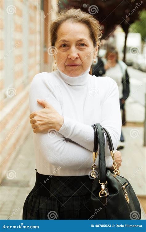 Frustrated Mature Woman Stock Image Image Of Mature