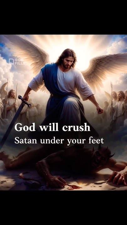 god  crush satan   feet shortsjesusfaithjesuslove