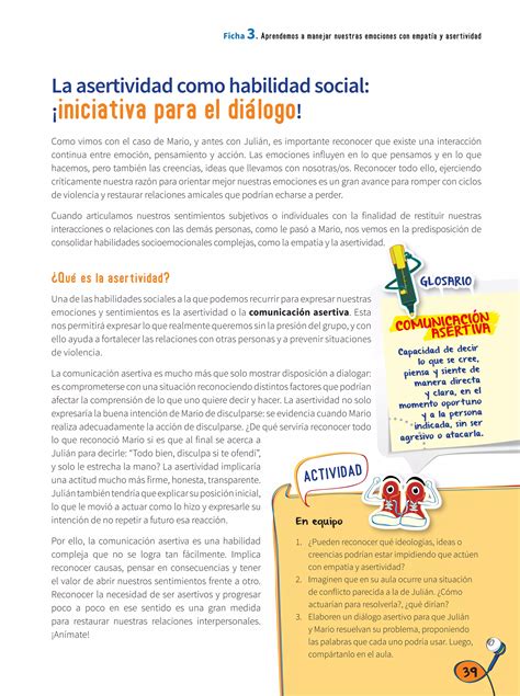 Desarrollo Personal Ciudadania Y Civica Grado De Secundaria Pdf