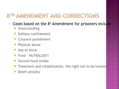 Eighth Amendment: Bail, Fines, and Punishment | PPT