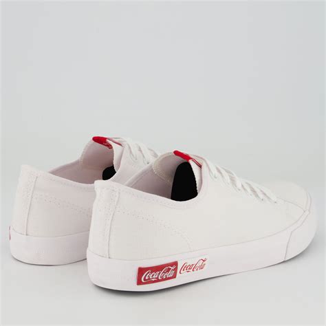 Tenis Branco Coca Cola - Tênis Coca Cola Blend Classic Branco - FutFanatics