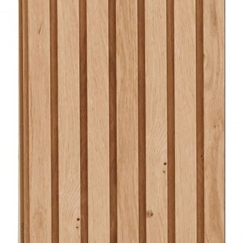 Lot de 2 Panneaux mural décoratif lamelles MDF chêne clair 1250 x 287 x