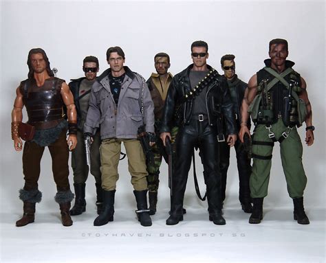 Toyhaven Comparing The Th Arnold Schwarzenegger Inch Figures Released By Hot Toys Plus