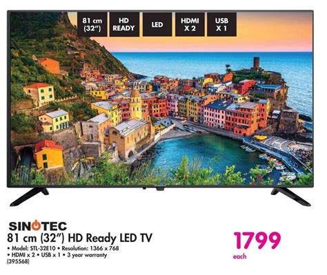 SINOTEC 81 cm (32") HD Ready LED TV offer at Makro