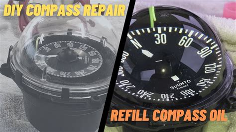 Diy Compass Repair And Oil Refill Youtube