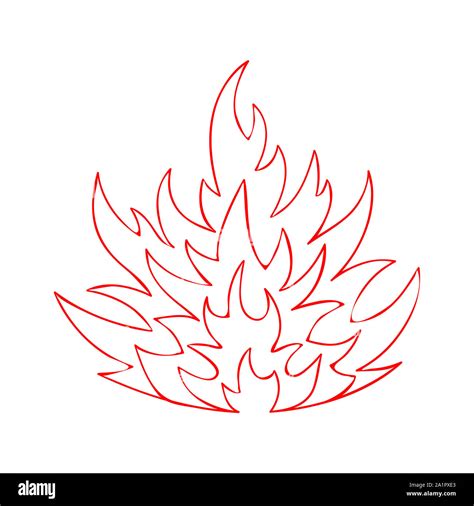 Fire Pictogram High Resolution Stock Photography and Images - Alamy