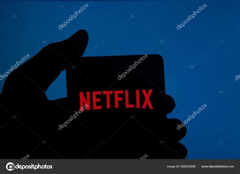 Dhaka Bangladesh November 2023 Netflix Logo Seen Displayed Smartphone