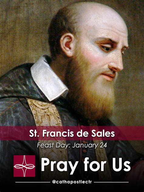 St. Francis de Sales — Catholic Apostolate Center Feast Days