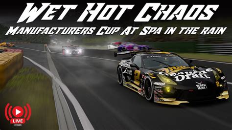 Live Gran Turismo Gtws Manufacturers Cup At Spa Francochamps Dan