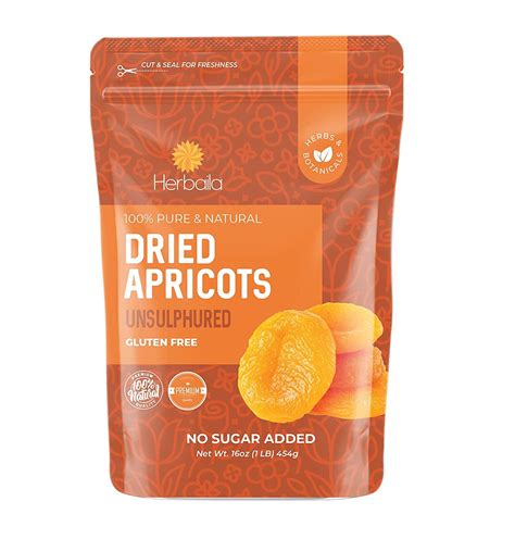 Dried Apricots No Sugar Added - 1 lb. | Unsweetened Turkish Apricots ...