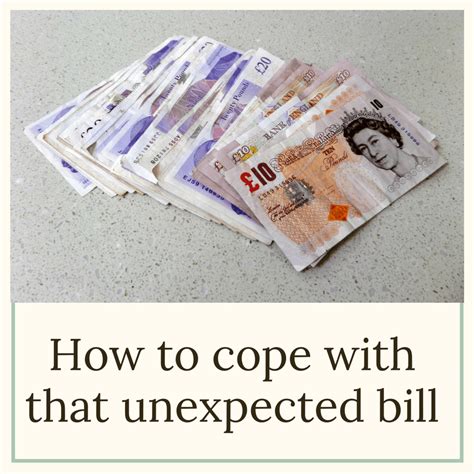 How To Handle That Unexpected Bill - We Made This Life