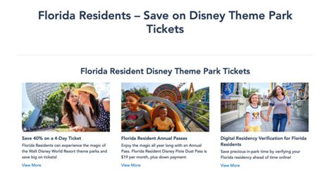 2024 Disney World Florida Resident Tickets | Deals & Offers