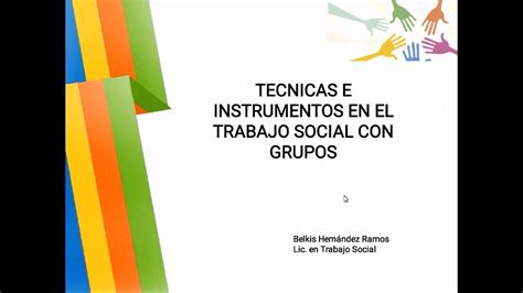 Técnicas e Instrumentos de Trabajo Social con Grupos FUNDABRIC