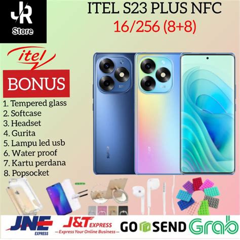 Jual ITEL S23 PLUS NFC RAM 16GB 256GB 8 8 GARANSI RESMI INDONESIA