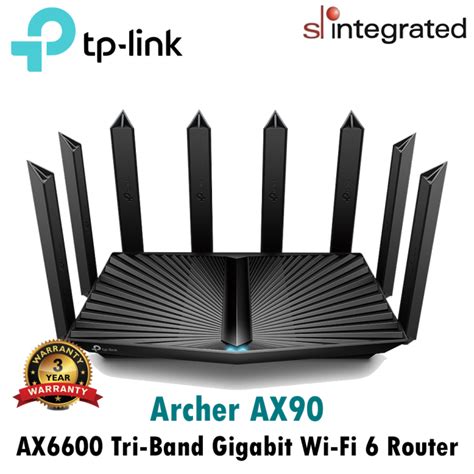 TP-LINK ARCHER AX90 AX6600 TRI-BAND GIGABIT WI-FI 6 ROUTER | Lazada