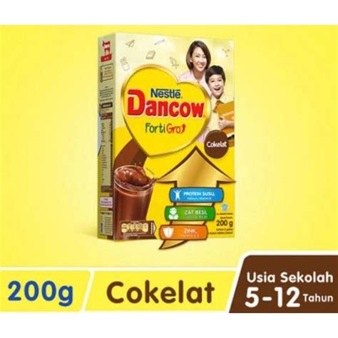 Jual Susu Nestle DANCOW Fortigro COKELAT Instan 200 Gram Shopee Indonesia