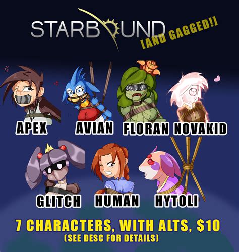 Starbound And Gagged By Hikari Hentai Foundry