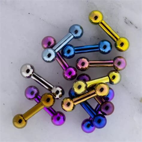 14g Externally Threaded Barbells