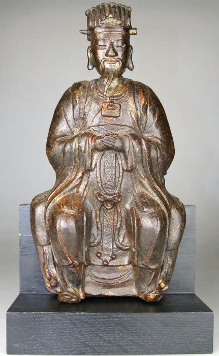 Buddha Guandi Statue Xvii Bronze China Ming Dynasty Catawiki