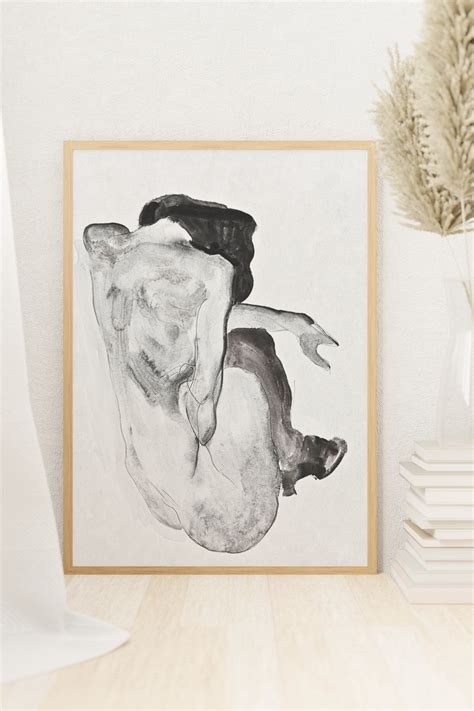 Vintage Nude Art Print Mid Century Wall Art High Quality Printable Poster Woman Body Vintage Art