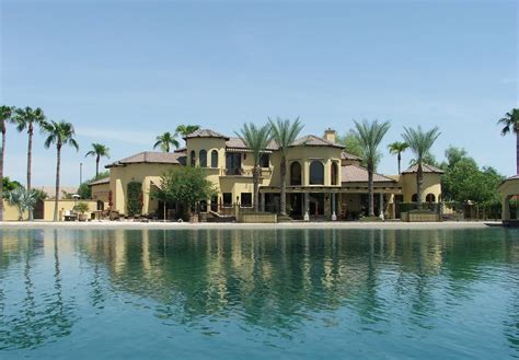 Houses Phoenix Arizona Waterfront Homes Mansions Luxury Mansions