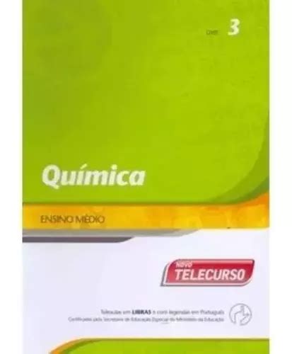 Novo Telecurso Ensino Medio Dvd Quimica Mercadolivre