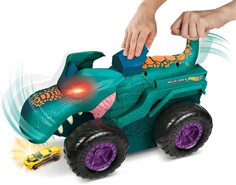 Mega Wrex Mastica Coches Hot Wheels Monster Trucks Dondino Juguetes