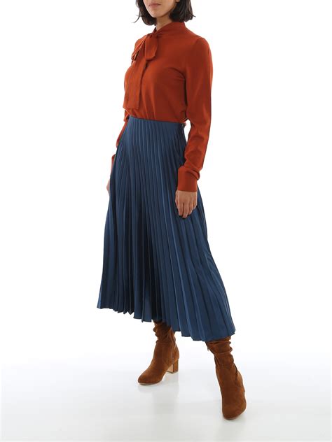 Dolce Gabbana Pussy Bow Wool Jumper Women FX909TJAVYYA0227