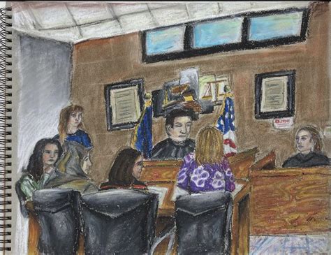 My first courtroom sketch : r/redscarepod