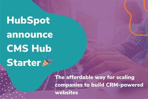 Hubspot Launch An Affordable Way To Build Crm Powered Websites