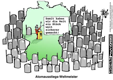 Karikamur Karikatur Wiedenroth Nuklearschambereich Europas