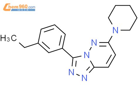 596824 47 4 1 2 4 Triazolo 4 3 B Pyridazine 3 3 Ethylphenyl 6 1