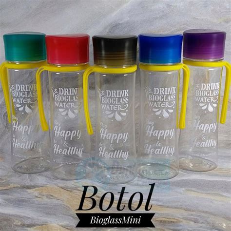 Jual Bio Tumbler Tumbler Bioglass Mini Mci Ml Logo Stay Happy Bpa