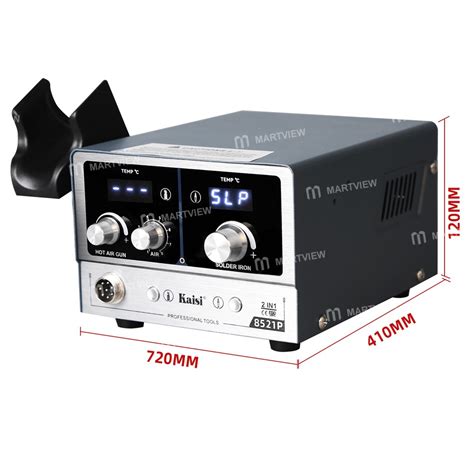 Kaisi 8521P 2 In 1 Constant Temperature Digital Display Hot Air Gun Soldering Iron Rework