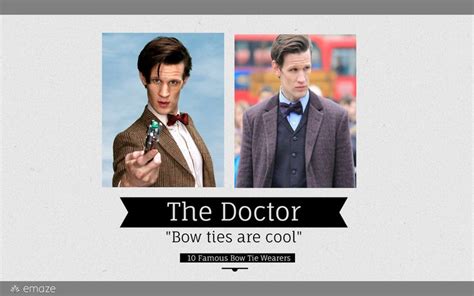 Famous Bow Tie Wearers Why Because Bow Ties Are Cool Bow Ties Geek