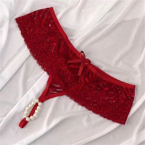 Calcinha Tailandesa Fio Dental P Rola Lingerie Rendada Sensual Shopee