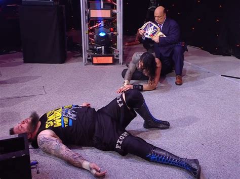 Watch Kevin Owens Flattens Roman Reigns With An Insane High Flying