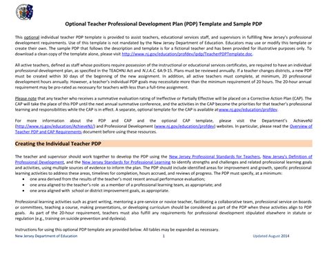 Technical Assistance Plan Deped Sample