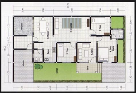 8 Desain Rumah Minimalis 3 Kamar Ukuran 7x10 Terbaru