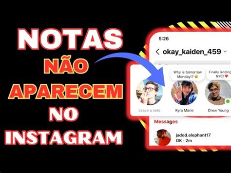 RESOLVIDO AS NOTAS NÃO APARECEM NO INSTAGRAM Novas Funções Não