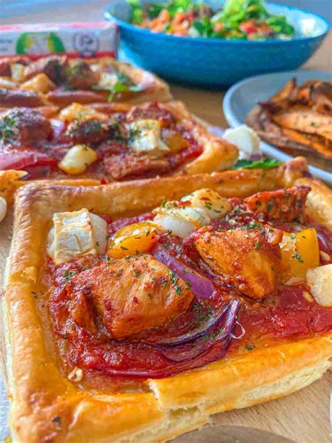 Chipotle Bbq Chicken Puff Pastry Pizza Recipe Diy With Joy