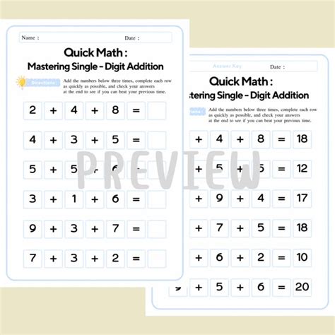 Worksheet Quick