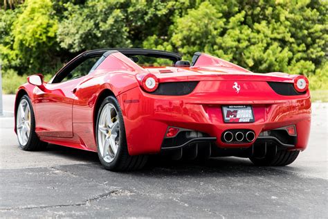 Used 2014 Ferrari 458 Spider For Sale 174900 Marino Performance