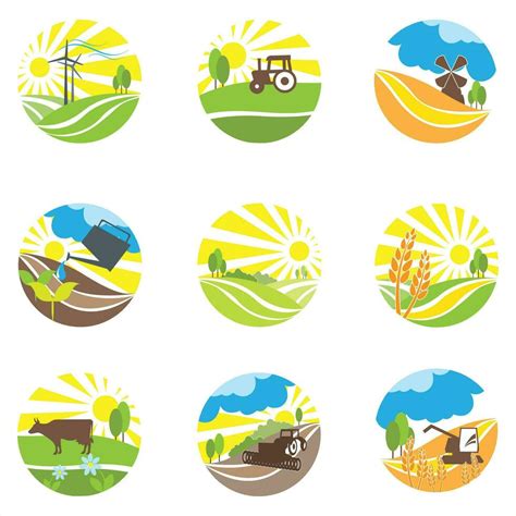 natural organic farm logo 29098364 Vector Art at Vecteezy