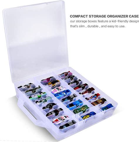 Double Sided Toy Storage Organizer Case For Hot Wheels Car Matchbox Cars Mini Toys Small
