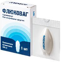 Флюковаг 300 мг 1 шт. суппозитории вагинальные - цена 522 руб., купить
