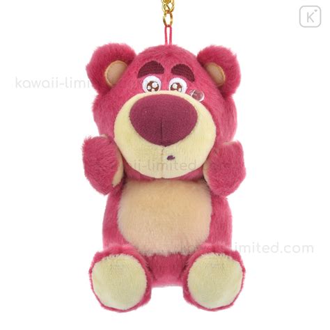 Japan Disney Store Fluffy Plush Keychain - Toy Story Lotso / Uruuru Tears | Kawaii Limited